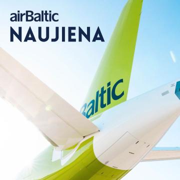 Naujiena keliaujantiems su airBaltic