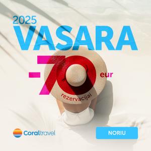 Naujas VASARA 2025 atostogų sezonas prasideda