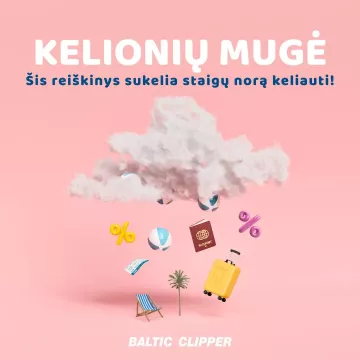 Į šalį įsiveržė KELIONIŲ MUGĖ 2026