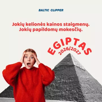 Pradėk planuoti žiemos atostogas Egipte