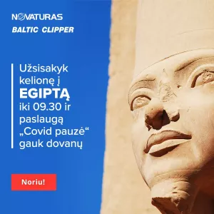 Pirk kelionę į Egiptą ir gauk Covid Pauzės paslaugą dovanų