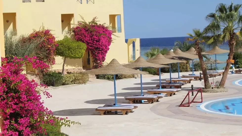 Viešbutis „BLUE REEF RESORT“ (Marsa alamas, Hurgada, Egiptas)