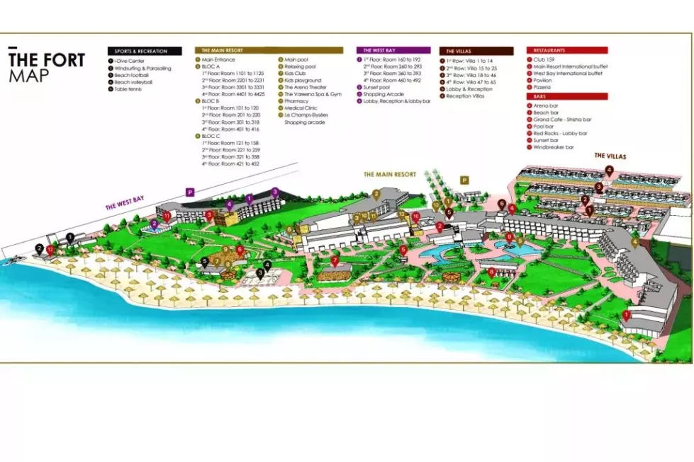 Viešbutis „FORT ARABESQUE RESORT SPA & VILLAS“ (Hurgada, Egiptas)