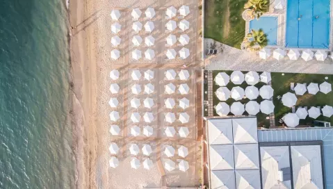 Acharavi Beach (Kerkyra (Korfu), Graikija)