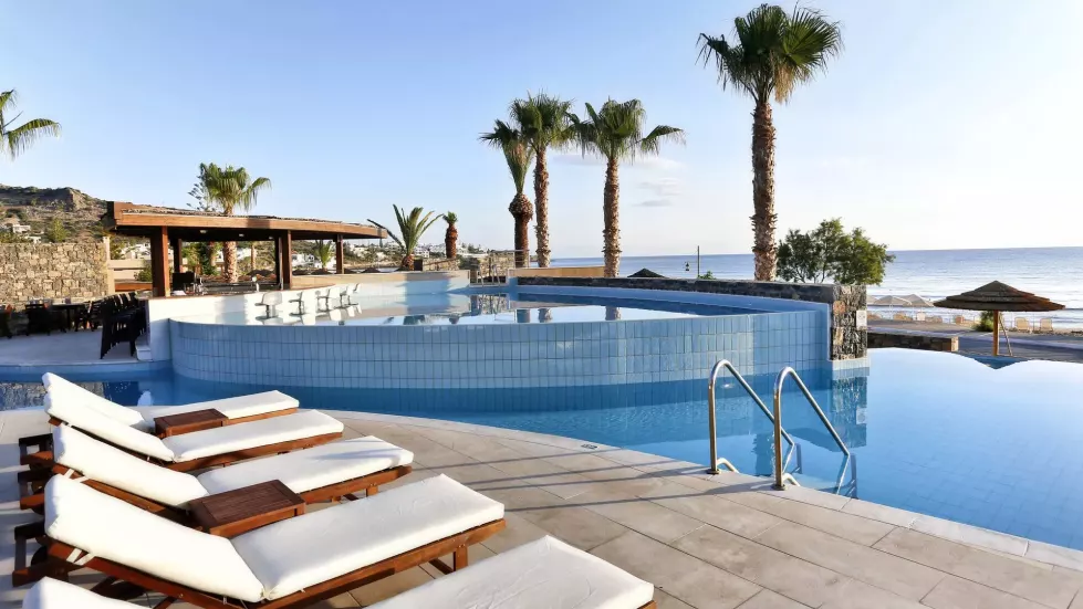 Viešbutis „BLUE SEA BEACH AFFILIATED BY MELIA“ (Stalida, Kreta, Graikija)