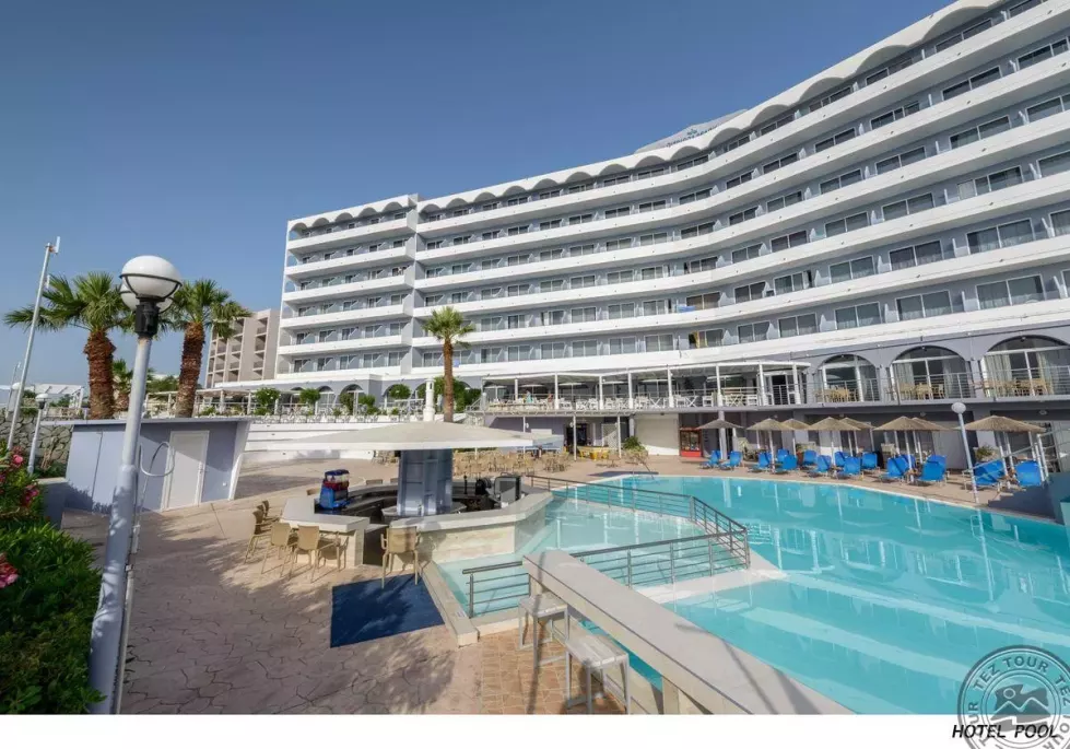 Viešbutis „OLYMPOS BEACH HOTEL“ (Falirakis, Rodo sala, Graikija)