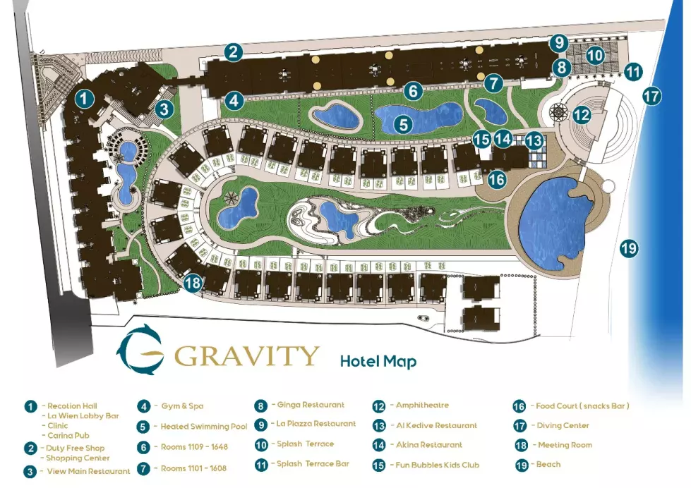 Viešbutis „GRAVITY HOTEL & AQUA PARK SAHL HASHEESH“ (Hurgada, Egiptas)
