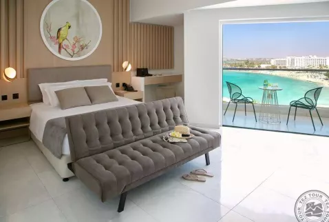 Viešbutis „NISSIBLU BEACH RESORT“ (Aja napa, Larnaka, Kipras)