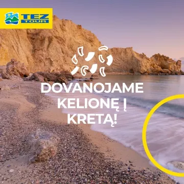 Laimėk kelionę į Kretą su TEZ TOUR!