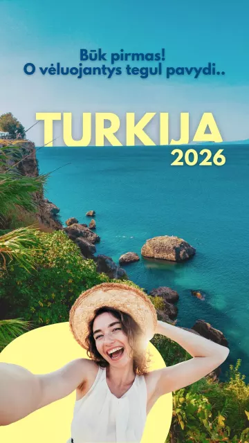Tavo 2026 atostogos TURKIJOJE 