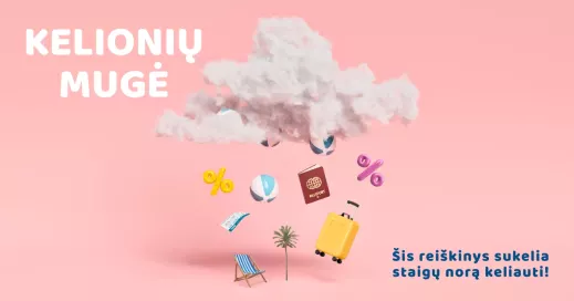 Į šalį įsiveržė KELIONIŲ MUGĖ 2026!